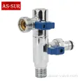 Zinc Alloy Handle Brass Angle Stop Valve